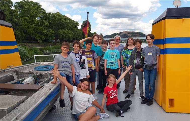 Die Pausen wurden in der Sonne auf Deck verbracht.Foto: privat