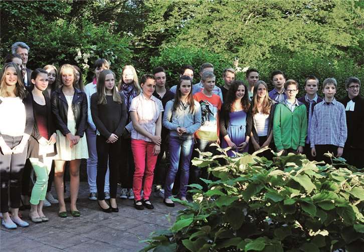 Die Pecher Konfirmanden.