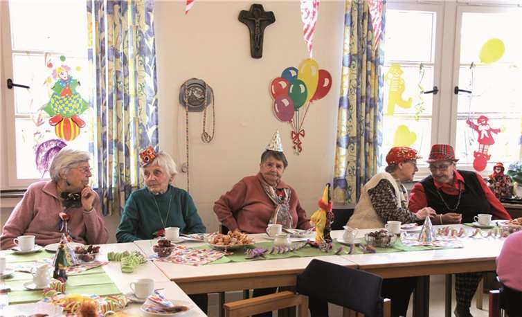 Die Pecher Senioren hatten viel Freude an der Karnevalsfeier in der Seniorenstube. privat