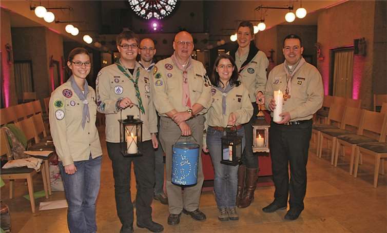 Die Pfadfinder haben auch in diesem Jahr wieder das Friedenslicht aus Bethlehem nach Koblenz geholt.  Privat