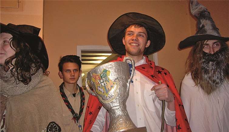 Die Pfadfinder verbrachten eine spannende Zeit im Punkterennen um den „Hauspokal“.privat