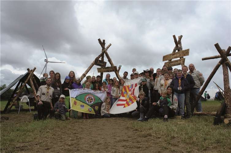 Die Pfadfinder vom Royal-Rangers-Stammposten 450 Dernbach / Urbacher Land waren begeistert dabei. privat