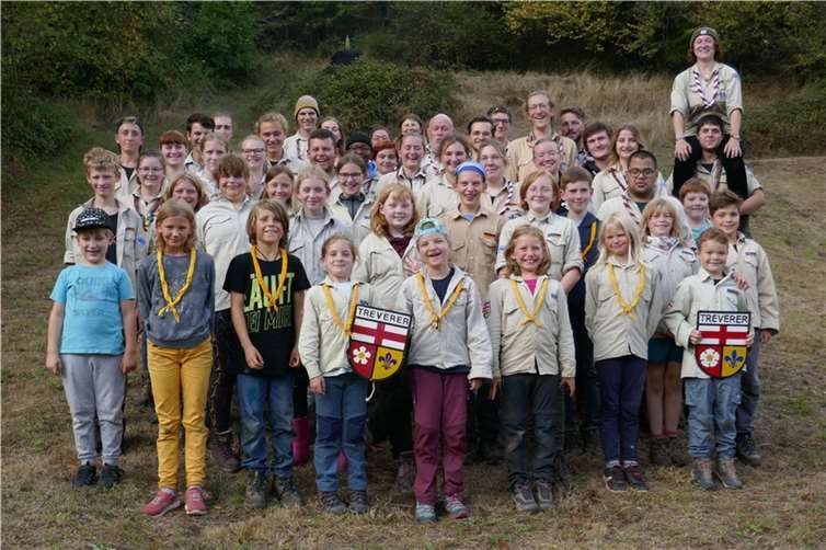 Die Pfadfinder vom Stamm der Stamm Treverer. Quellen: Dieblicher Pfadfinder e.V.