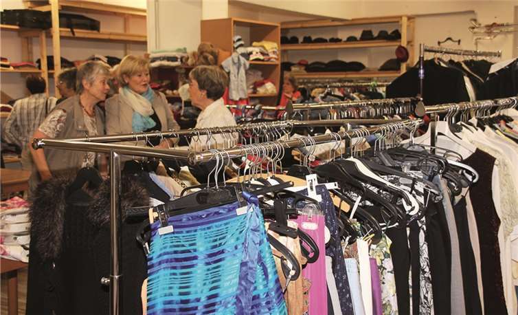 Die Pfarrcaritas Kleiderstube befindet sich ebenfalls im Sozialzentrum.