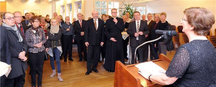 Die Pfarreienratsvorsitzende Ursula Gemein begrüßte die zahlreichen Gäste.AB