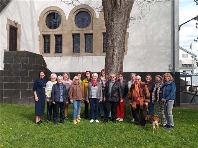 Die Pfarrerin erhielt Besuch aus der Eifel.  Fotos: privat