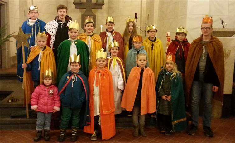 Die Pfarrgemeinde Kaltenborn muss sich um den Sternsinger-Nachwuchs keine Sorgen machen. privat