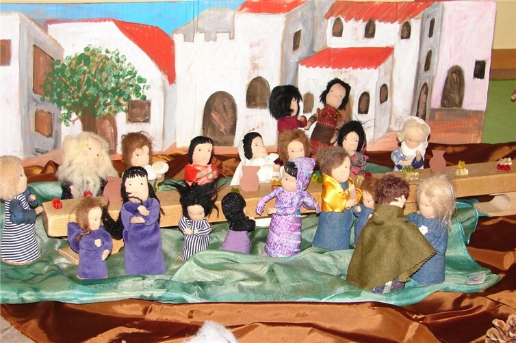 Die Pfingsten steht im Mittelpunkt des Kindergottesdienstes