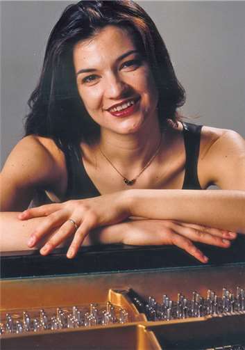 Die Pianistin Nadja Bulatovic. privat