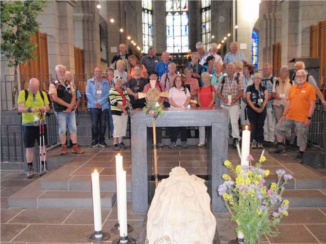 Die Pilger der er Matthiasbruderschaft Kobern-Gondorf. Foto: privat
