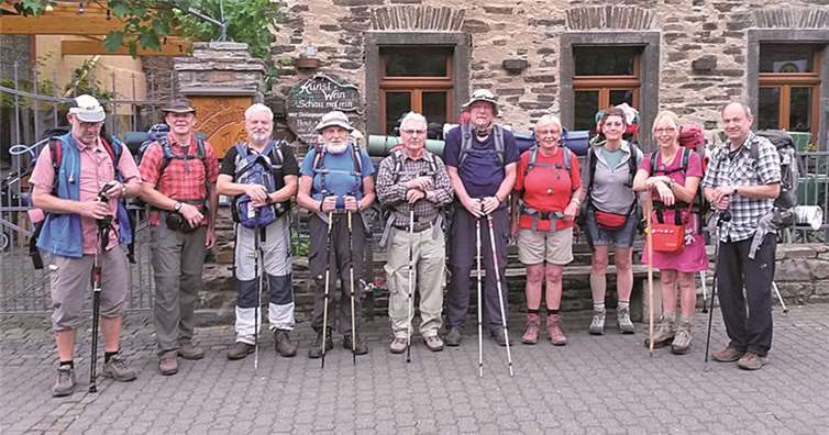 Die Pilger machten Station in Oberfell.  privat