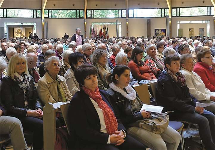 Die Pilgerkirche war bestens gefüllt.