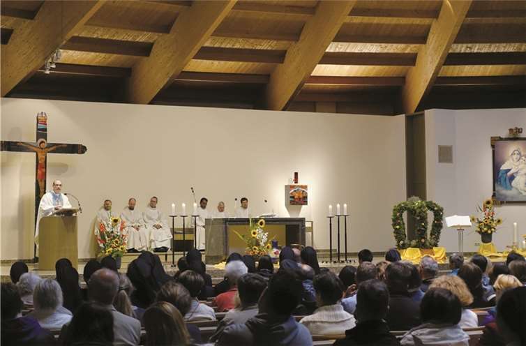 Die Pilgerkirche war gut gefüllt.