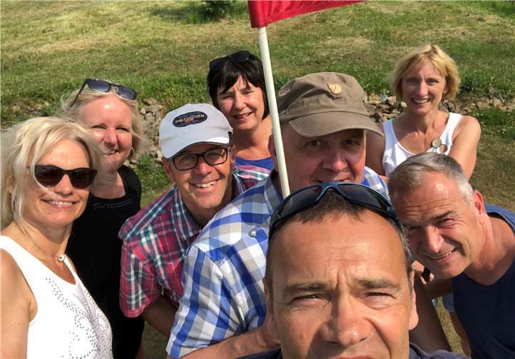 Die Plaidter Mitglieder des Familienkreises der Kolpingfamilie erlebten einen tollen Nachmittag auf der Golfanlagein Niederdürrenbach.privat