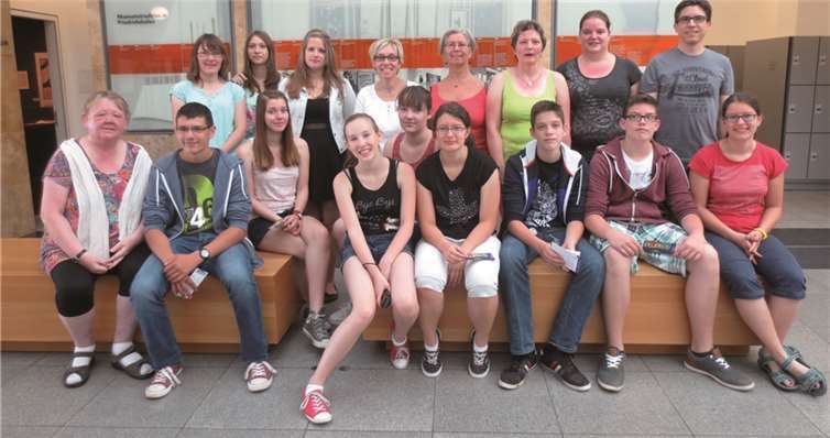 Die Plaidter Reisegruppe im Zeppelin-Museum Friedrichshafen. privat