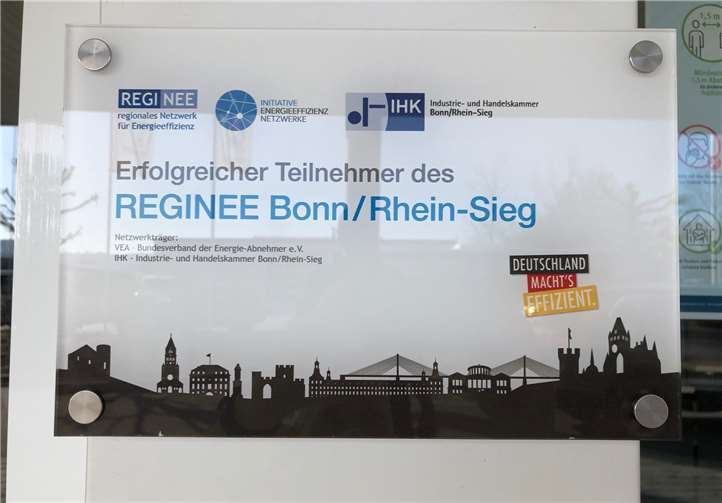 Das Krupp Medienzentrum geht voran Die Plakette hat im Eingangsbereich des Krupp Medienzentrums einen Platz gefunden.