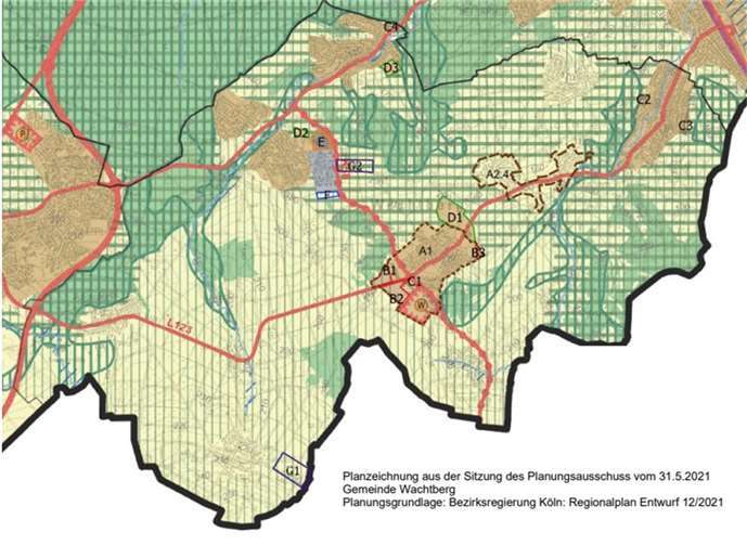 Die Planzeichnung. Quelle: Unser Wachtberg