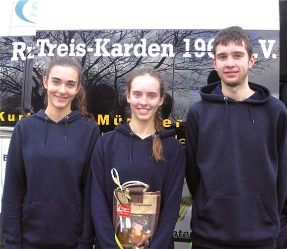 Die Platzierten (v.l.): Katharina Nitzsche, Laura Nitzsche und Tim Bier.privat