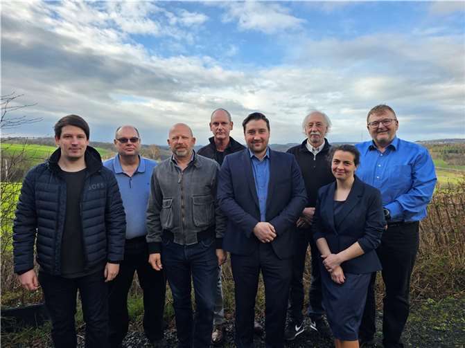 Die Politiker hatten den Bundestagsabgeordneten Roger Beckamp zu Gast.  Foto: privat