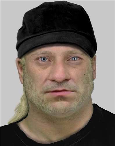 Die Polizei hat nach einem Vorfall ein Phantombild des Tatverdächtigen veröffentlicht. Fotos: Polizei