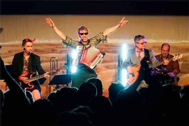 Die PolkapoyZ gastieren in der Kulturwerkstatt in Remagen. Foto: privat