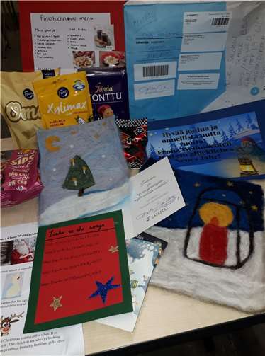 Die Post aus Finnland ist bereits eingetroffen. Foto: privat