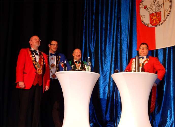 Die Präsidenten der Bendorfer Karnevalsvereine.