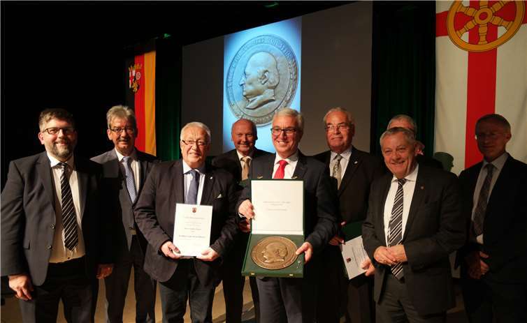 Die Preisträger aus dem Landkreis Cochem-Zell Gerd Grünewald, Alois Hansen, Bernhard Rodenkirch, Günther Wagner.