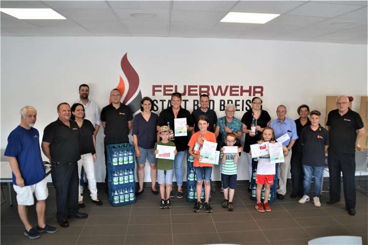 Die Preisträger des Malwettbewerbs.  Foto: privat