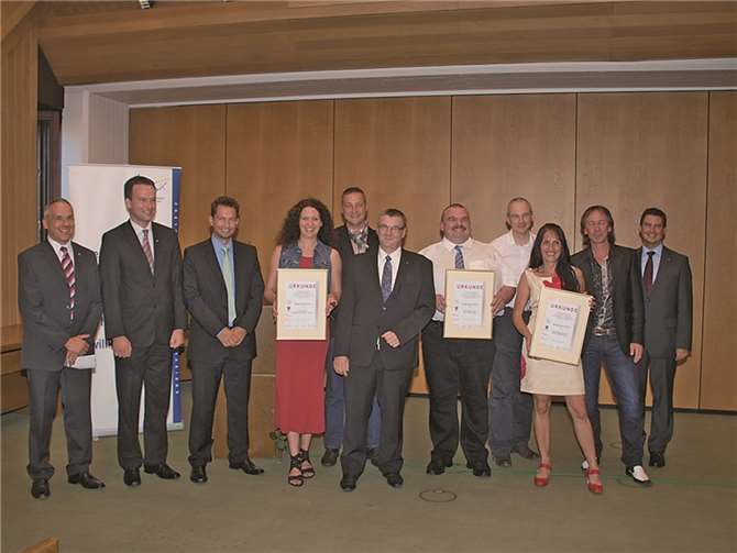 Die Preisträger freuten sich über diese Auszeichnung. US