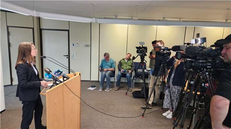 Die Pressekonferenz des Landkreises Ahrweiler mit Landrätin Cornelia Weigand nach dem Starkregenereignis sorgte für großes Medieninteresse.