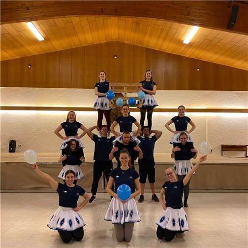 Die Prinzengarde Kasbach sicherte sich bei der evm-Palettenparty Platz 8.