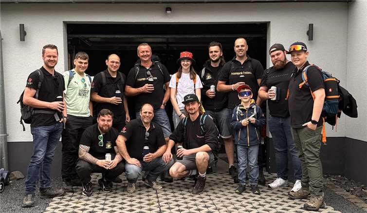 Die Prinzengarde auf Tour.  Foto: privat