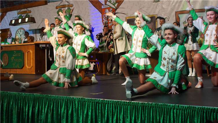 Die Prinzengarde zeigte nicht nur einen sehenswerten Showtanz, sondern auch einen neuen Gardetanz.