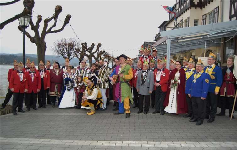 Die Prinzenpaare und Elferräte von Bad Breisig, Brohl und Sinzig feierten gemeinsam in der Quellenstadt.FA