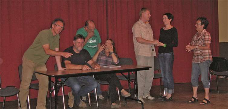 Die Proben laufen aus Hochtouren.  Privat