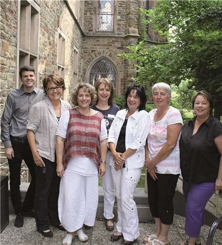 Die Projektgruppe (v. l.): Daniel Blaufuß, Petra Lambertz, Martina Beyrowski-Krause, Brigitte Kruse, Rita Berens, Helga Fankel-Litzmann und Karoline Hirsch. privat