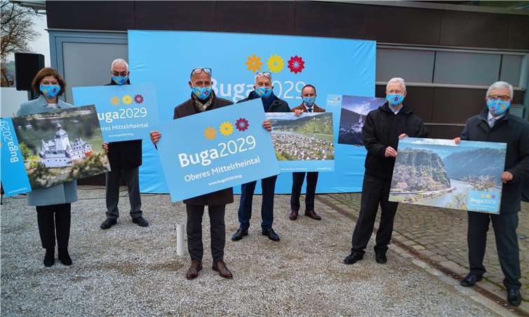 Die Projektpartner freuen sich mit dem neuen Geschäftsführer Berthold Stückle auf eine erfolgreiche BUGA 2029.Foto: ea-rlp