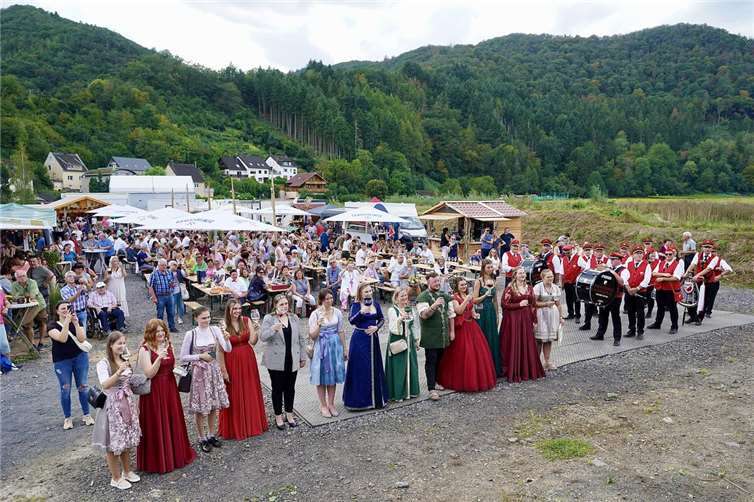 Rech feiert 61 Jahre Weintradition Die Proklamation ist ein wichtiger Teil des Winzerfestes. Foto: Klaus Geck