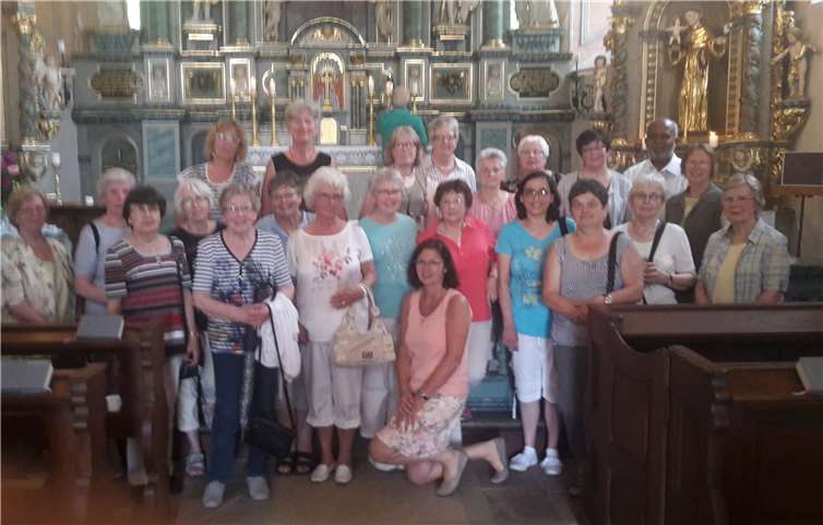 Die Pützfelder Marienwallfahrtskapelle war Ziel der Adenauer kfd.  privat