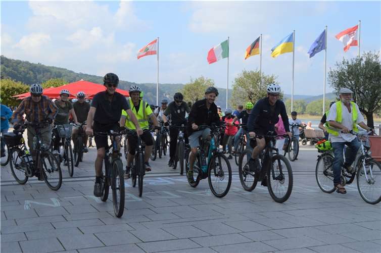 Die Radeltour rollt.