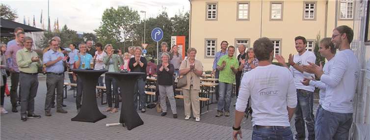 Die Radler wurden in Montabaur herzlich empfangen. PS