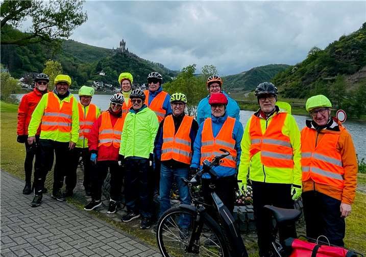 Die Radsportgruppe des Vereins plus/minus 60 aktiv. Foto: Klaus Link