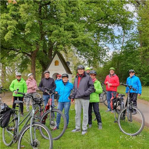 Die Radwanderer des Eifelvereins Sinzig. Quelle: Eifelverein Sinzig
