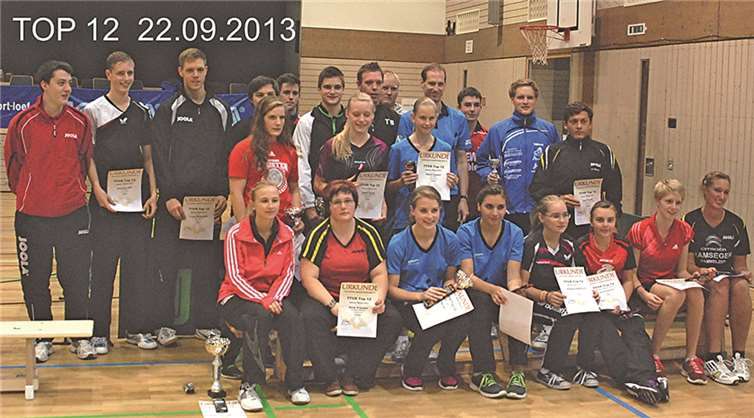 Die Ranglistensieger wurden in der Sonnenringhalle in Löf ermittelt.privat