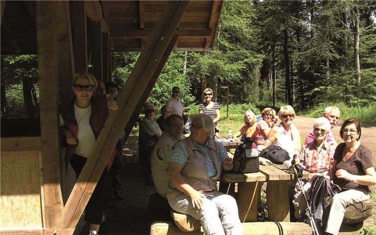 Die Rast an der Pedelhütte kam sehr gelegen.