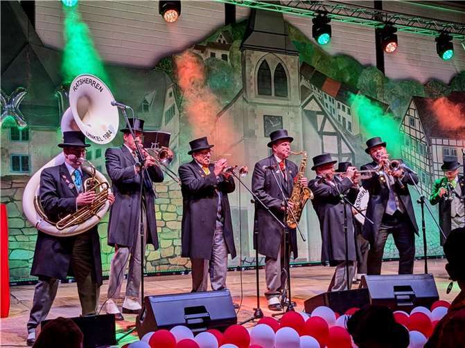 Die Ratsherren aus Unkel waren ebenfalls mit am Start.