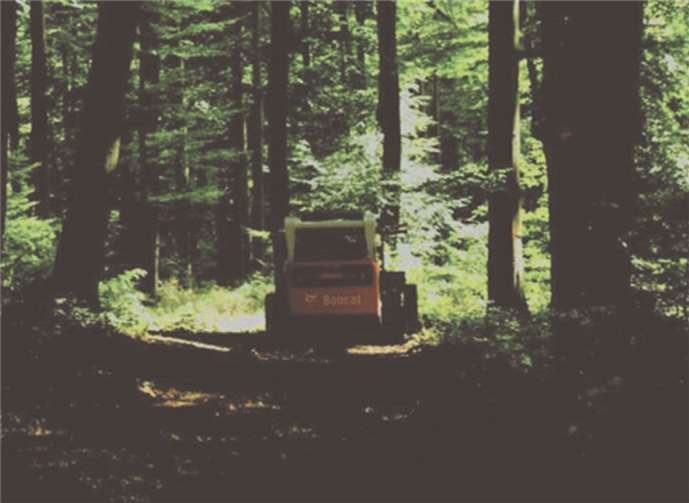 Die Raupe ist aufgrund des Gewichtes besonders bodenschonend. Frank Krause