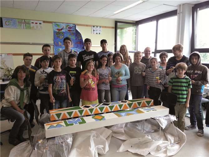 Die Realschüler befassten sich eine Woche lang intensiv mit Nelson Mandela und Afrika.privat