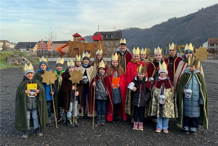 Die Recher Sternsinger. Foto: privat